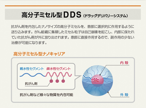 高分子ミセル型DDS